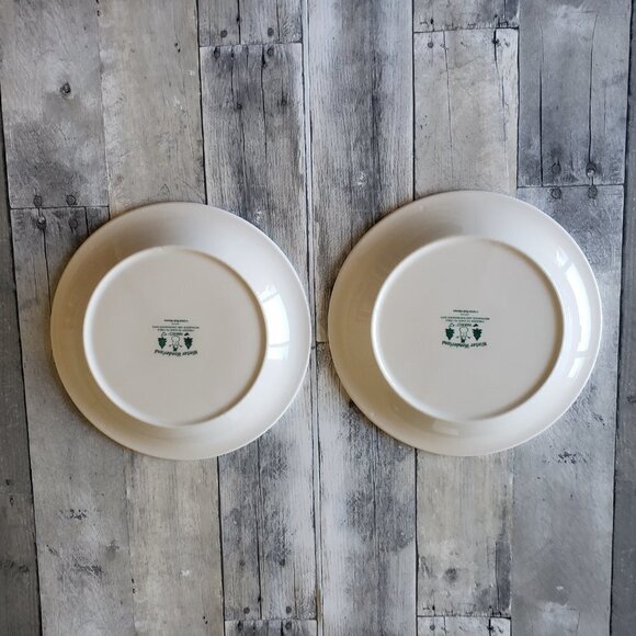 Nikko Winter Wonderland - Deb Mores (set of 2) Dinner Plate - Christmas - Picture 2 of 6